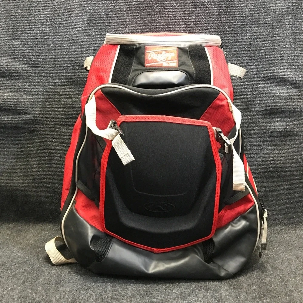 Rawlings BBBR25 Dual Batpack Baseball‎ / Softball Gear Bag Backpack Travel Bag